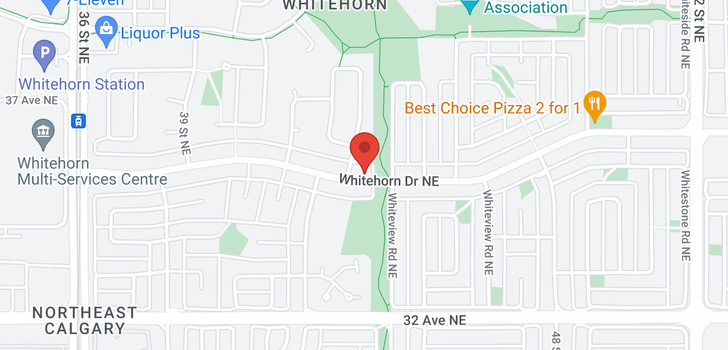 map of 4352 Whitehorn Drive NE